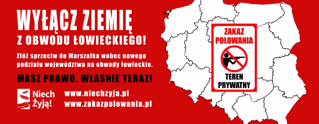 Wyłącz ziemię z obwodu łowieckiego